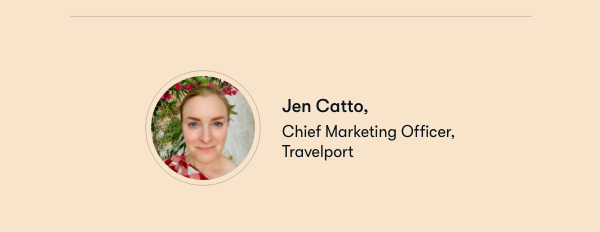 Jen Catto, CMO, Travelport